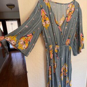Anthropology Jasse bohemian wide leg jumper size small